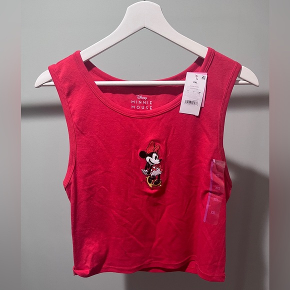 Disney Tops - Disney Minnie Mouse Crop Tank Top